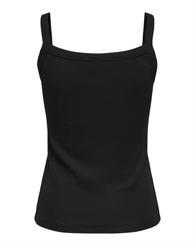 Only - ONLVira Rib Top - Black 